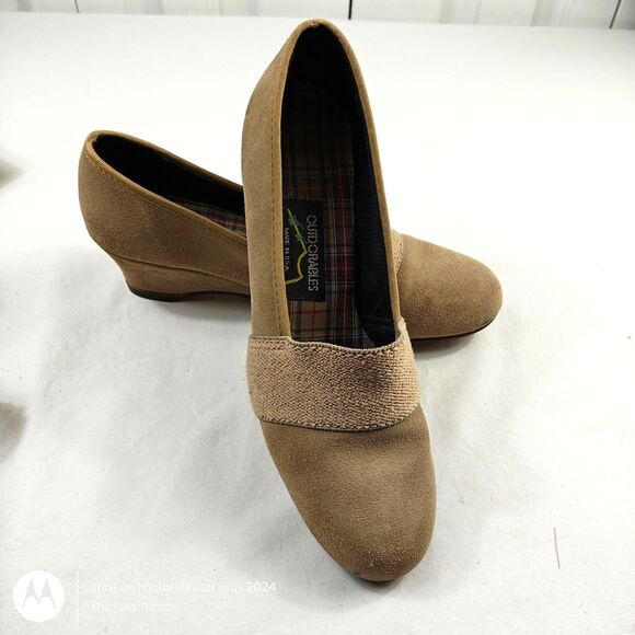 Daniel Green Shoes - VTG Women's Daniel Green OUTDORABLES Wedge Slip-on Shoes US Size 7 Narrow